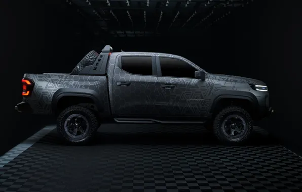 Concept, концепт-кар, пикап, pickup, тёмный фон, Ram, dark background, 2025
