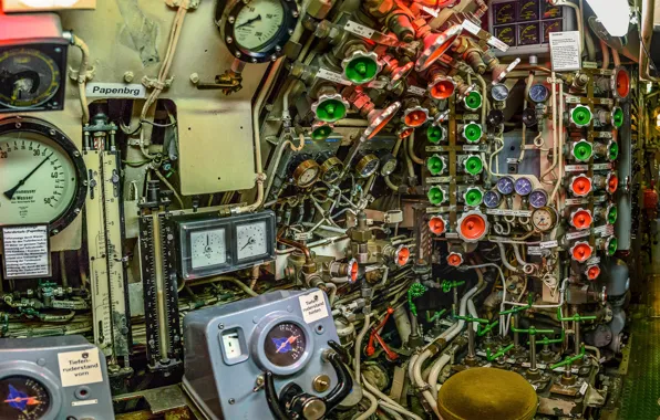 Приборы, подводная лодка, U-Boot