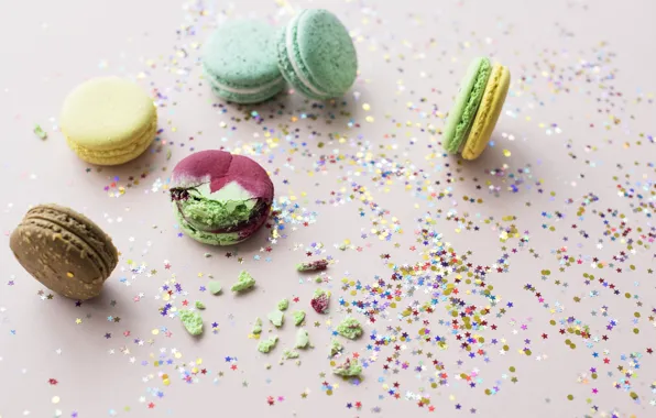 Печенье, десерт, decoration, миндальное, Macaroon