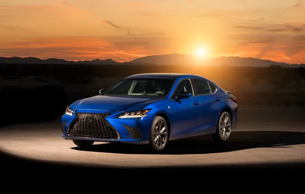 Закат, Lexus, седан, 2019, F SPORT, ES 350