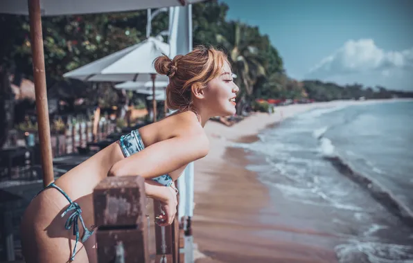 Girl, sexy, woman, bikini