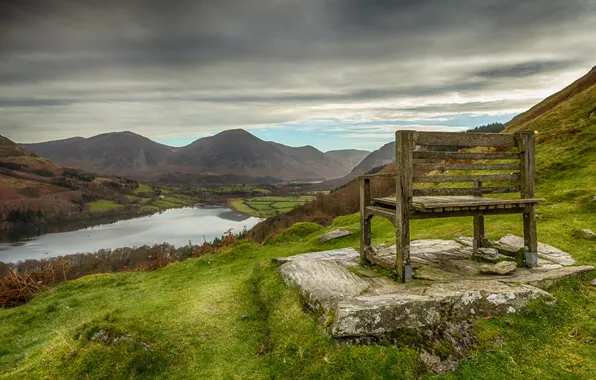 Картинка landscape, national park, Lake district, cumbria, loweswater
