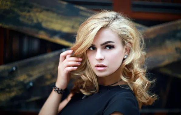 Картинка девушка, фон, портрет