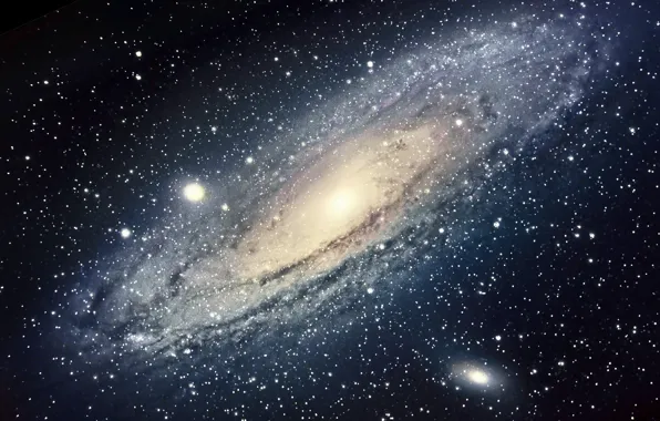 Космос, звезды, Andromeda, Galaxy