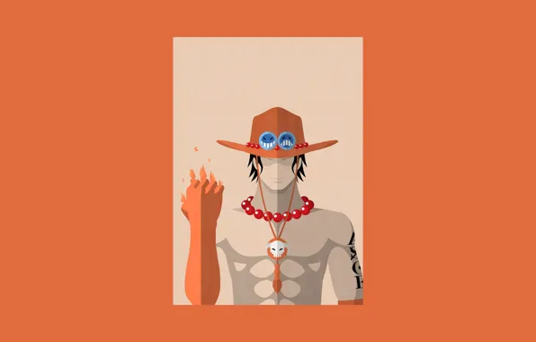 Skull, game, One Piece, pirate, hat, anime, asian, manga