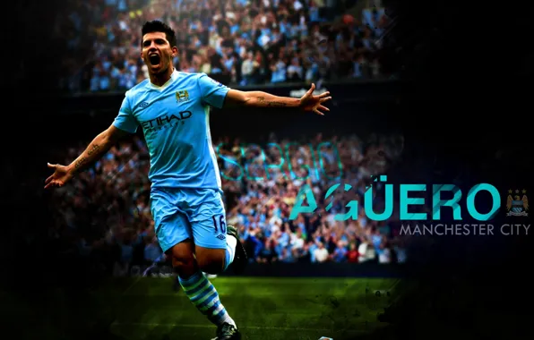 Футбол, Аргентина, football, forward, goal, Агуэро, Manchester City, Kun