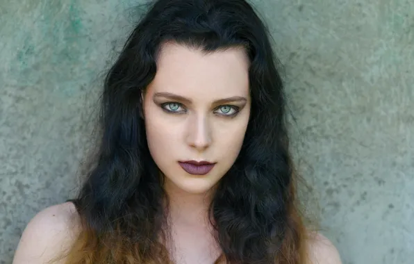 Портрет, макияж, губки, прелесть, Rebecca May