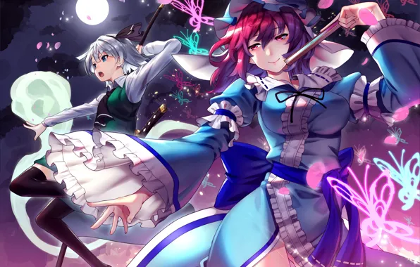 Moon, game, anime, asian, Touhou, manga, japanese, oriental