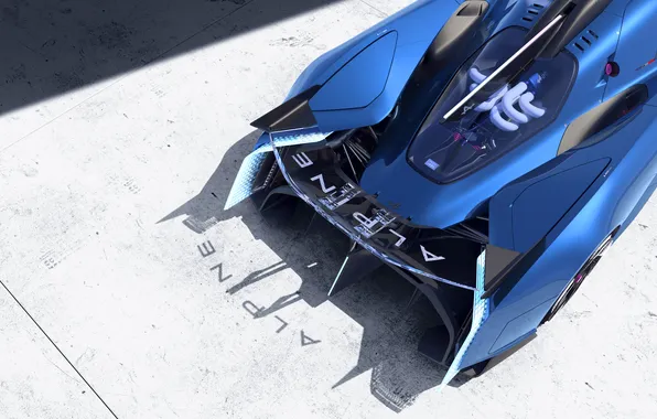 Концепт кар, гибрид, гиперкар, Alpine, hydrogen, водород, 2024, HY6