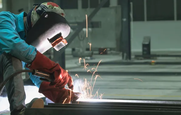 Gloves, sparks, welder, metallurgical, welding mask
