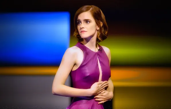 Взгляд, Платье, Emma Watson, Знаменитости, Емма Уотсон