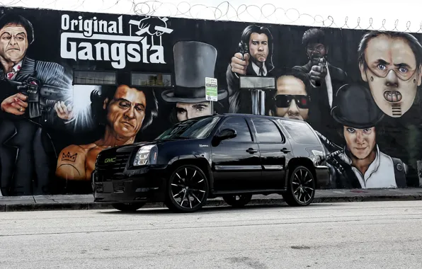 Картинка Black, Hybrid, GMC, Yukon