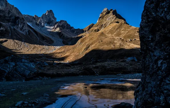 Природа, Горы, Австрия, Альпы, Wetterspitze