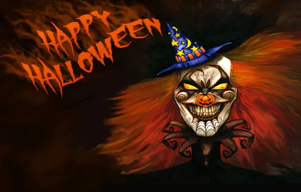 Halloween, holiday, clown, Halloween eve
