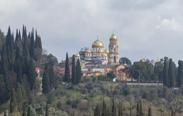 Картинка Абхазия, Монастырь, Новый Афон