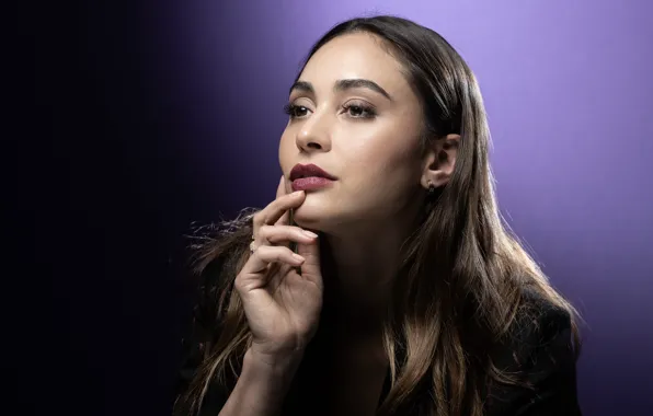 Взгляд, поза, макияж, актриса, hair, Линдси Морган, Lindsay Morgan