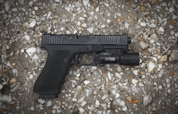 Пистолет, фон, G17, FI Mk 1