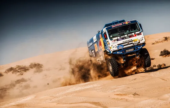 Песок, Спорт, Машина, Скорость, Грузовик, Мастер, Россия, Kamaz