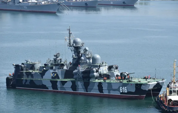 Корабль, ракетный, на воздушной подушке, Самум