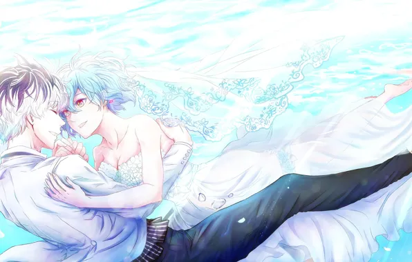 Девушка, романтика, пара, парень, Tokyo Ghoul, Токийский Гуль