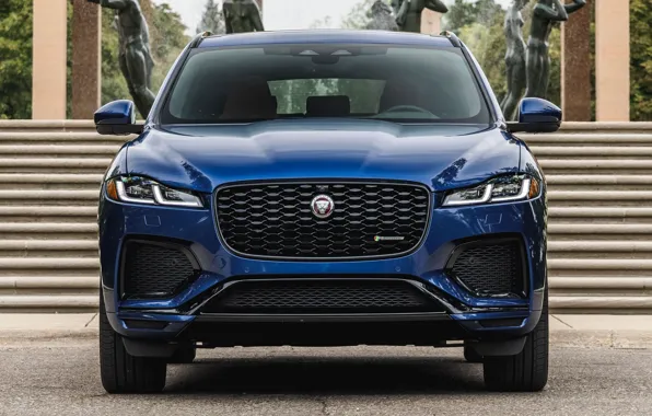 Jaguar, лестница, скульптуры, экстерьер, F-Pace, R-Dynamic, Jaguar F-Pace R-Dynamic