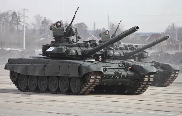 Картинка танк, Россия, Т-90, честь, Парад