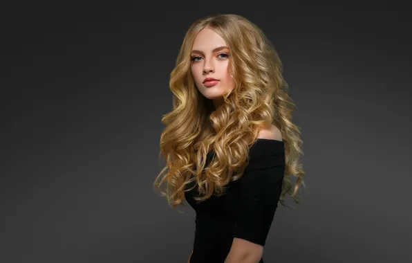 Взгляд, модель, портрет, макияж, блондинка, woman, face, hair