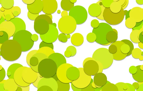 Круги, абстракция, green, abstract, circles, background, pattern