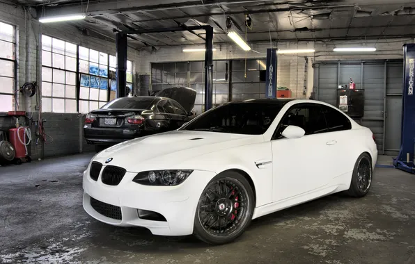 Белый, чёрный, bmw, бмв, white, мастерская, black, e92