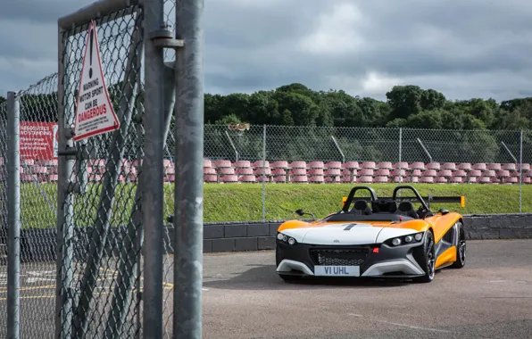 Supercar, orange, asphalt, vegetation, sport cars, VŪHL, VŪHL 05rr, Vuhl 05rr