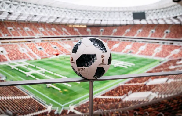 Картинка Мяч, Спорт, Футбол, Россия, Adidas, 2018, Стадион, ФИФА