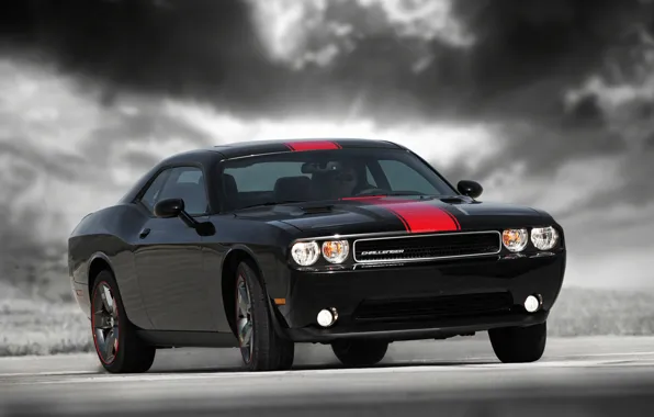 Dodge Challenger, Black, Rallye Redline