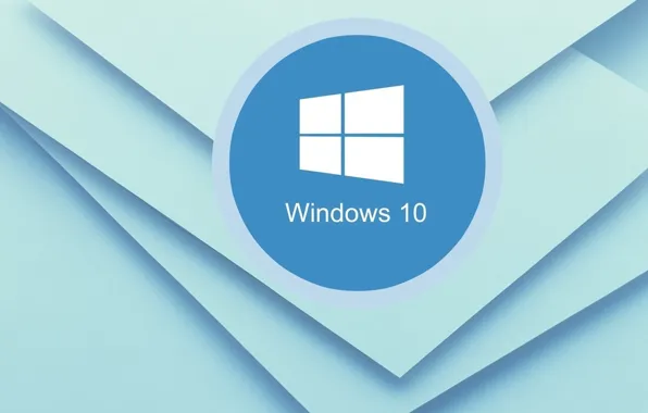 Линии, фон, голубой, текстура, Windows-10