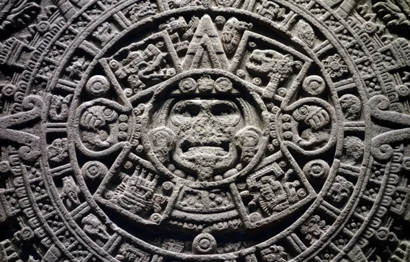 Картинка круг, ацтеки, календарь, симовы