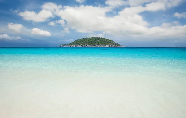 Картинка небо, вода, остров, Similan islands, Симиланские острова