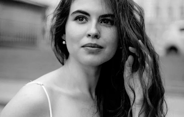 Девушка, модель, чёрно-белое, Анастасия Астахова