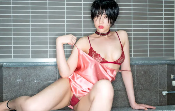 Asian, Model, Woman, Nude, Pretty, Japanese, Shorthair, Hibiki Natsume