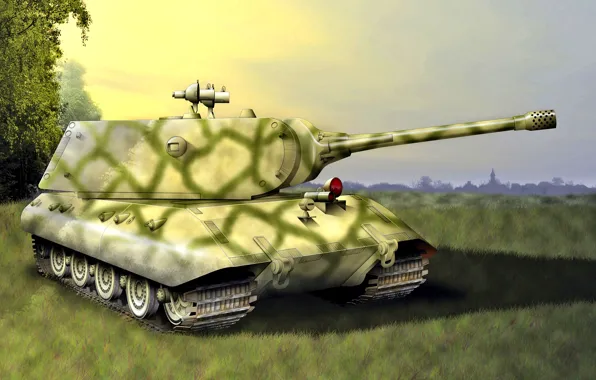 Картинка Deutschland, E-100, сверхтяжёлый танк, Wunderwaffe, E-series