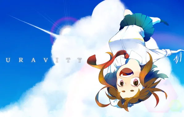 Небо, девушка, My Hero Academia, Boku No Hero Academia, Моя Геройская Академия, Урарака Очако