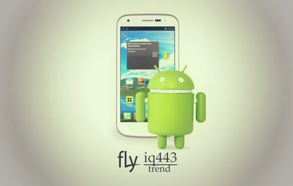 Картинка телефон, андроид, android, fly, trend, iq443