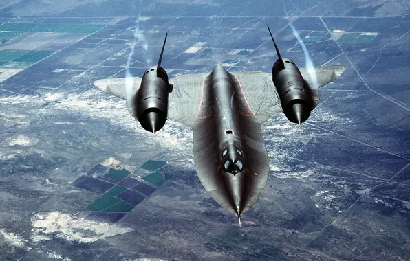 Картинка Blackbird, Lockheed SR-71, стратегический сверхзвуковой разведчик ВВС США