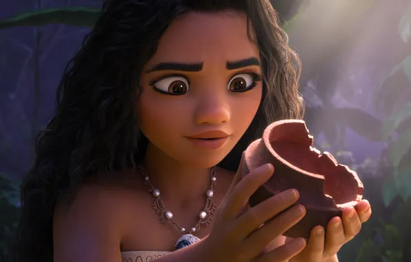 Девушка, кулон, 2024, Moana 2, Моана 2, разбитый горшок