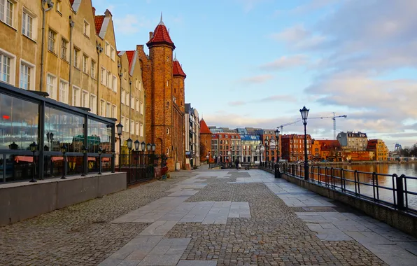 Street, building, gdansk