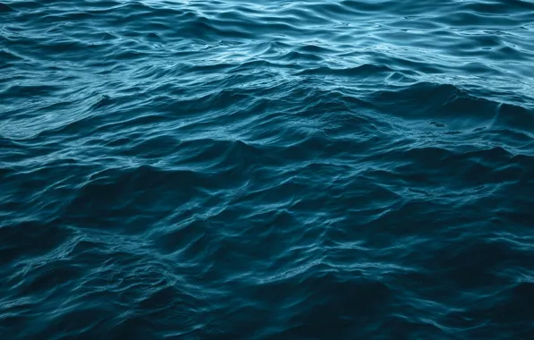Море, волны, вода, синий, глубина, рябь