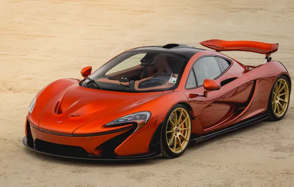 Картинка wheels, gold, mclaren, orange