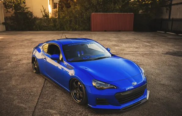 Купе, Subaru, спорткар, blue, субару, brz, брз