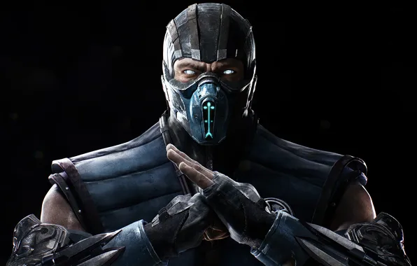 Взгляд, Маска, Sub-Zero, Саб-Зиро, Экипировка, Warner Bros. Interactive Entertainment, NetherRealm Studios, Mortal Kombat X