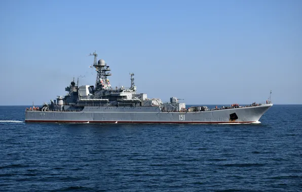 Корабль, Черное море, десантный, Азов