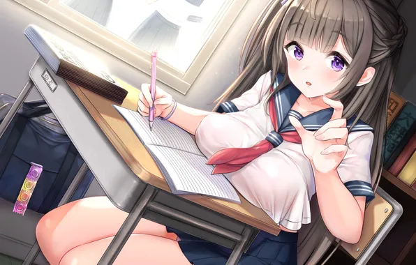 Hot, sexy, big, breast, anime, beautiful, pretty, tits