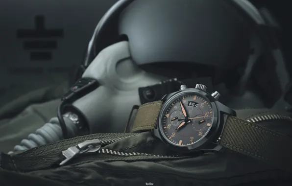 Картинка часы, шлем, пилот, flying, military, военный, watch, pilot